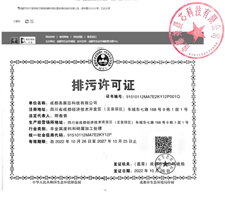 排污许可证